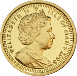 Isle of Man / Gold Twentieth-Ounce 2008 Angel - obverse photo