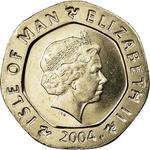 Twenty Pence 2004: Photo Coin, Isle of Man, Twenty Pence 2004 / thumbnail