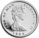 Isle of Man / Platinum Tenth-Ounce 1984 Noble - obverse photo