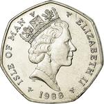Fifty Pence 1988: Photo Coin, Isle of Man, Fifty Pence 1988 / thumbnail