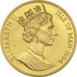 Isle of Man / Gold Five Ounces 1994 Angel - obverse photo