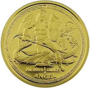 Isle of Man / Gold Half Ounce 2011 Angel - reverse photo