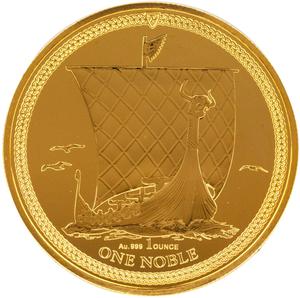 Isle of Man / Gold Ounce 2024 Noble - reverse photo