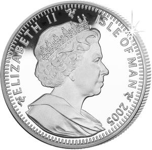 Isle of Man / One Crown 2005 Sir Winston Churchill - obverse photo