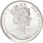 Ten Euro 1998 Railway: Photo Coin, Isle of Man, Ten Euro 1998 Railway / thumbnail