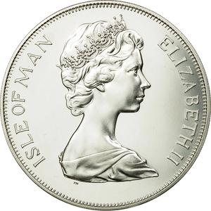Isle of Man / One Crown 1978 Coronation Anniversary - obverse photo