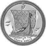 Platinum Tenth-Ounce 1985 Noble: Photo 1985 Platinum Noble 0.1 oz Bullion Coin - Isle of Man / thumbnail