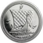 Isle of Man / Platinum Quarter Ounce 1988 Noble - reverse photo