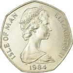 Fifty Pence 1984: Photo Coin, Isle of Man, Fifty Pence 1984 / thumbnail