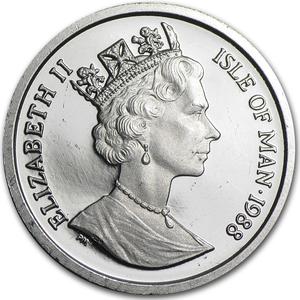 Isle of Man / Platinum Quarter Ounce 1988 Noble - obverse photo