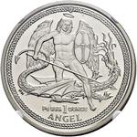 Palladium Ounce 2011 Angel: Photo 2011 Isle of Man 1 oz Proof Palladium Angel / thumbnail
