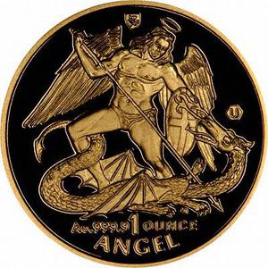 Isle of Man / Gold Ounce 2006 Angel - reverse photo