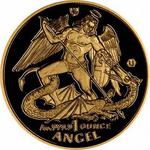 Isle of Man / Gold Ounce 2006 Angel - reverse photo