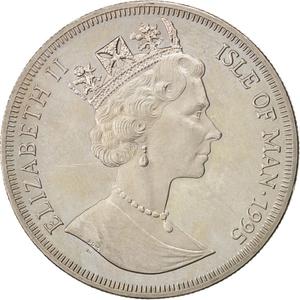 Isle of Man / One Crown 1995 Icarus - obverse photo