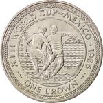 One Crown 1986 Football World Cup - Game: Photo Coin, Isle of Man, One Crown 1986 Football World Cup - Game / thumbnail
