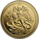 Isle of Man / Gold Half Ounce 1984 Angel - reverse photo