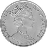 Platinum Ounce 1988 Noble: Photo 1988 Platinum Noble 1 oz Bullion Coin - Isle of Man / thumbnail