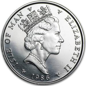 Isle of Man / Platinum Ounce 1986 Noble - obverse photo
