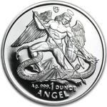 Isle of Man / Silver Ounce 1995 Angel - reverse photo