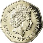 Fifty Pence 1998 Christmas: Photo Coin, Isle of Man, Fifty Pence 1998 Christmas / thumbnail
