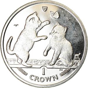 Isle of Man / One Crown 2004 Tonkinese Cat - reverse photo