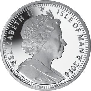 Isle of Man / One Crown 2014 Sochi Olympics - Figure Skating - obverse photo