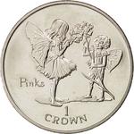 One Crown 1996 Pinks: Photo Coin, Isle of Man, One Crown 1996 Pinks / thumbnail