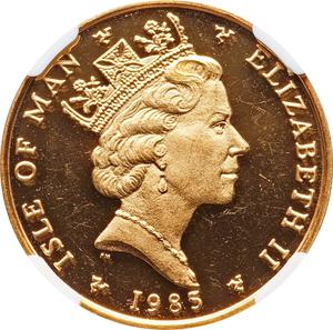 Isle of Man / Gold Half Ounce 1985 Angel - obverse photo