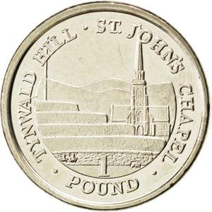Isle of Man / One Pound 2011 Tynwald Hill - reverse photo