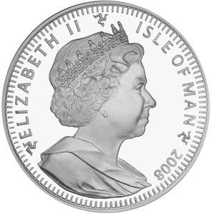 Isle of Man / One Crown 2008 Tutankhamun - The Scarab - obverse photo