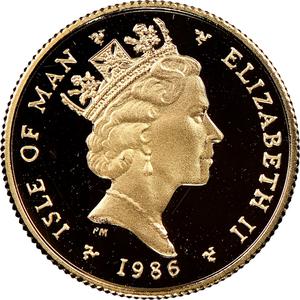 Isle of Man / Gold Tenth-Ounce 1986 Angel - obverse photo