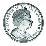 One Crown 2013 Sochi Olympics - The Luge: Photo Coin, Isle of Man, One Crown 2014 Sochi Olympics - The Luge / thumbnail