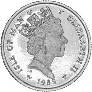 Isle of Man / Platinum Tenth-Ounce 1985 Noble - obverse photo