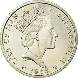 Isle of Man / Five Pence 1988 - obverse photo