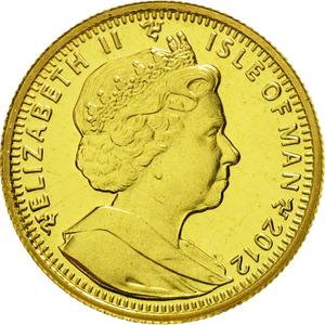Isle of Man / Gold Tenth-Ounce 2012 Angel - obverse photo