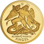 Isle of Man / Gold Ounce 1998 Angel - reverse photo
