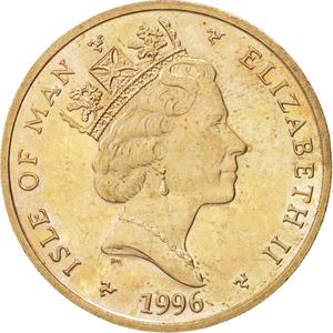 Isle of Man / Two Pounds 1996 Virenium - obverse photo