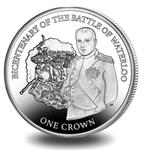 One Crown 2015 Waterloo - Napoleon: Photo Coin, Isle of Man, One Crown 2015 Waterloo - Napoleon / thumbnail
