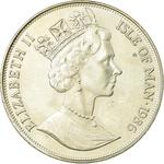 Isle of Man / One Crown 1986 Football World Cup - Globe - obverse photo