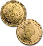 Isle of Man / Gold Tenth-Ounce 1987 Angel - obverse photo