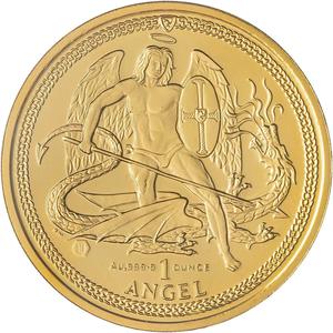 Isle of Man / Gold Ounce 2016 Angel - reverse photo