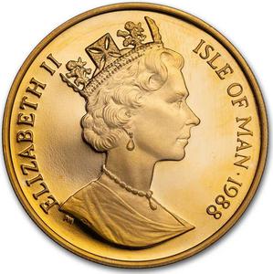 Isle of Man / Gold Half Ounce 1988 Angel - obverse photo