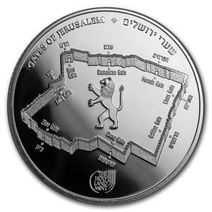 Israel / Silver Ounce 2017 Gates of Jerusalem - Jaffa Gate - obverse photo