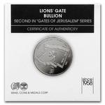 Silver Ounce 2018 Gates of Jerusalem - Lions Gate: Photo Coin, Israel, Silver Ounce 2018 Gates of Jerusalem - Lions Gate / thumbnail
