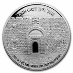 Silver Ounce 2022 Gates of Jerusalem - Zion Gate: Photo Coin, Israel, Silver Ounce 2022 Gates of Jerusalem - Zion Gate / thumbnail