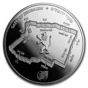 Israel / Silver Ounce 2018 Gates of Jerusalem - Lions Gate - obverse photo