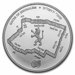 Silver Ounce 2022 Gates of Jerusalem - Zion Gate: Photo Coin, Israel, Silver Ounce 2022 Gates of Jerusalem - Zion Gate / thumbnail
