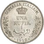 One Rupia 1912: Photo Coin, Somaliland, Italian, One Rupia 1912 / thumbnail