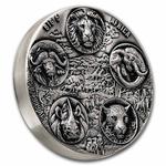 Silver Five Ounces 2022 Big Five Africa - Completer: Photo Coin, Ivory Coast, Silver Five Ounces 2022 Big Five Africa - Completer / thumbnail