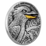 Silver Five Ounces 2022 Kookaburra: Photo Coin, Ivory Coast, Silver Five Ounces 2022 Kookaburra / thumbnail